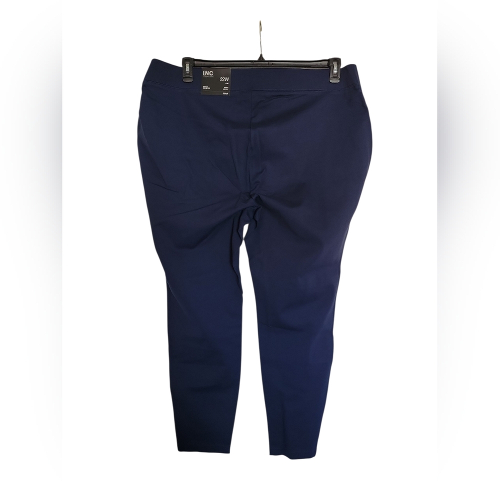 Elegant Navy Women's Pants - Picture 3 of 5